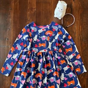 Mini Boden Dress with Cats